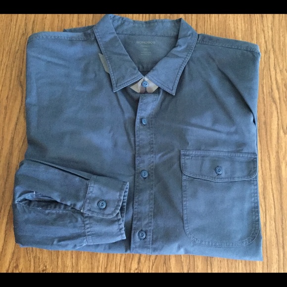 BONOBOS DRESS SHIRT XXL LONG BLUE
ORG $98 NWOT - Picture 1 of 5